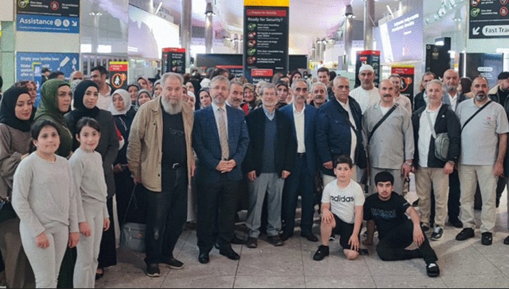 Hac Kafilesi İngiltere’den Kutsal Topraklara Uğurlandı