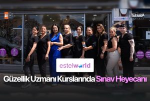 Güzellik uzmanı kurslarında sınav heyecanı…