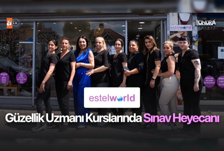 Güzellik uzmanı kurslarında sınav heyecanı…