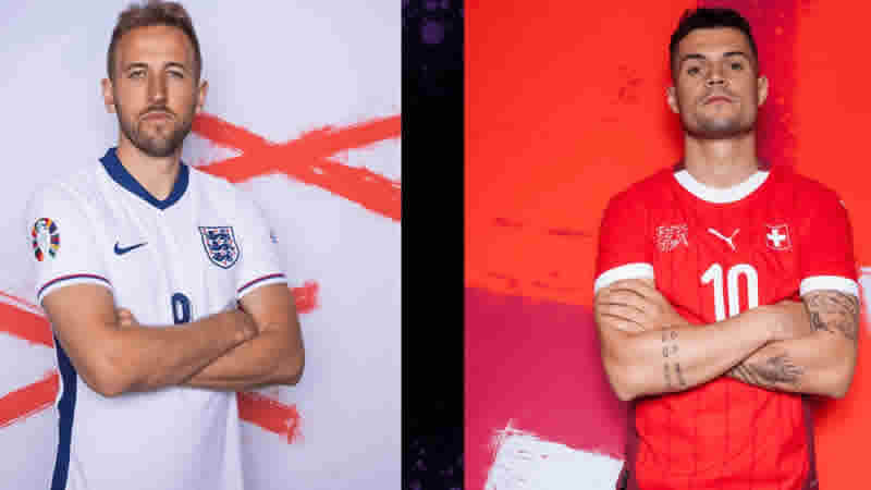 İngiltere ve İsviçre, Yarı Final İçin Sahaya Çıkıyor