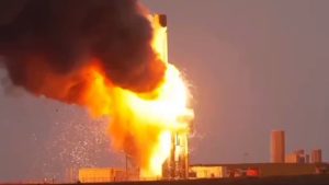 İngiltere’de Roket Testi Sırasında Dev Patlama