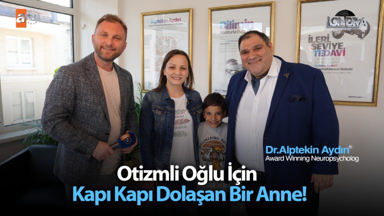 Otizmli oğlu için kapı kapı dolaşan bir anne…