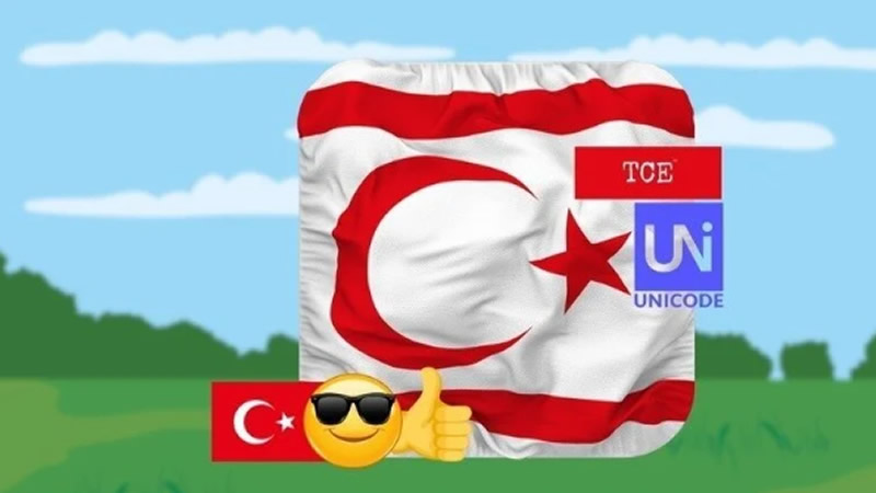 “KKTC Bayrağı Emoji Olarak Unicode’a Eklensin” Kampanyası