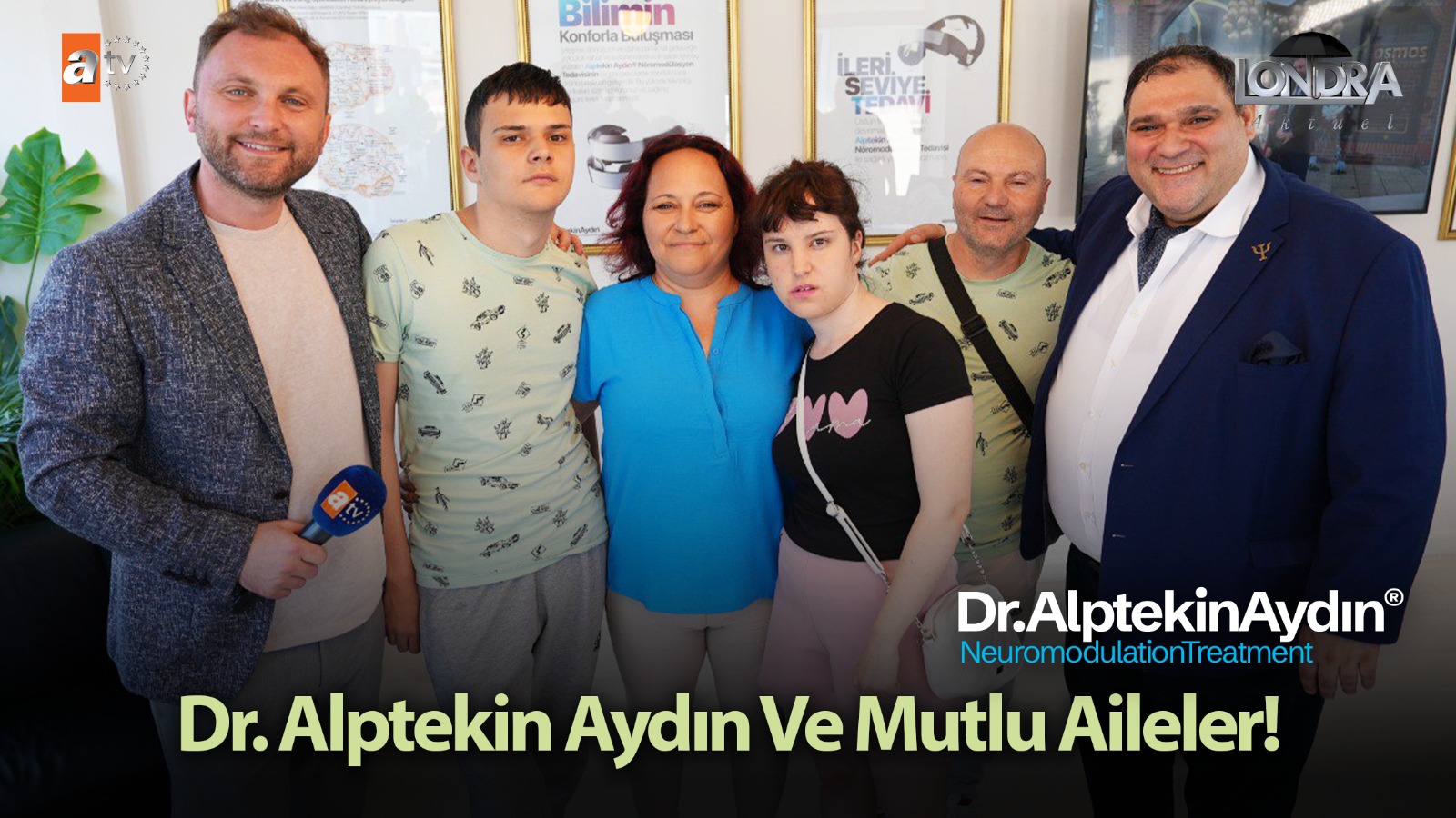 Dr. Alptekin Aydın ve mutlu aileler…