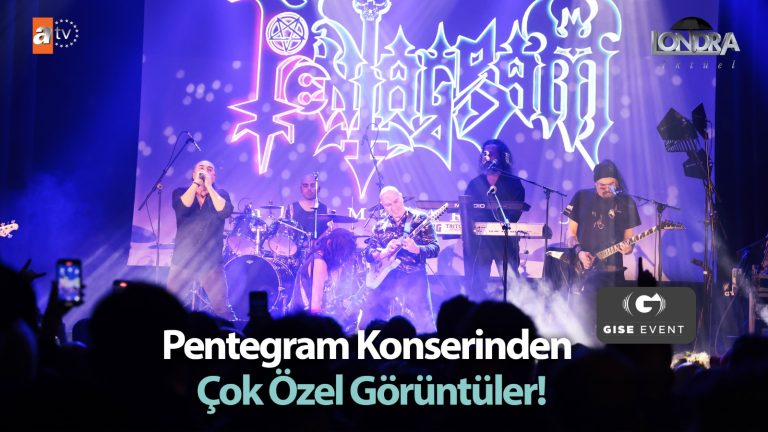 Pentagram konserinden çok özel görüntüler…