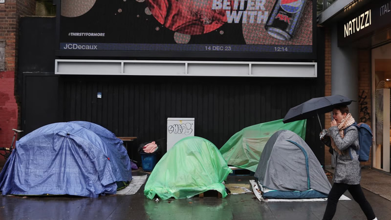 İngiltere’de Mülteci Evsizliği Rekor Seviyeye Ulaştı