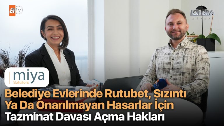 Belediye evlerinde rutubet, sızıntı ya da onarılmayan hasarlar için tazminat davası açma hakları..