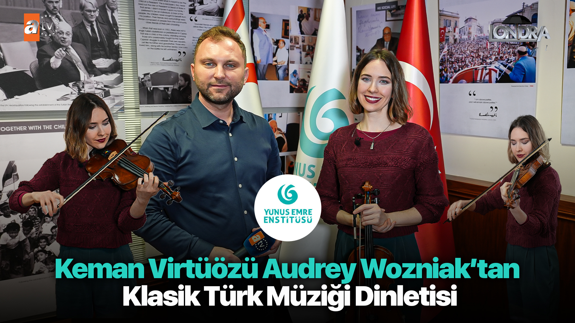 Keman virtüözü Audrey Wozniak’tan klasik Türk müziği dinletisi…