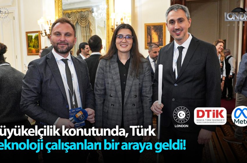 Büyükelçilik konutunda, Türk teknoloji çalışanları bir araya geldi…