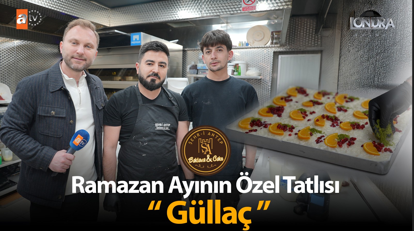 Ramazan ayının özel tatlısı “Güllaç”…