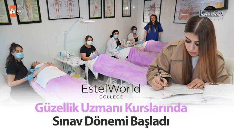 Güzellik uzmanı kurslarında sınav dönemi başladı…