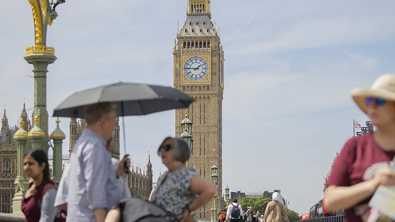Londra’da Sıcaklık Rekoru: Mayıs Ayına 29,3°C ile Tarihi Başlangıç