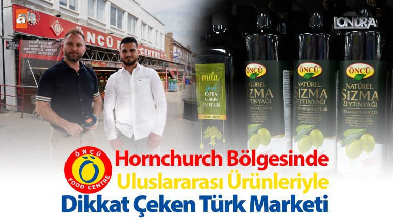 Hornchurch bölgesinde uluslararası ürünleriyle dikkat çeken Türk marketi…