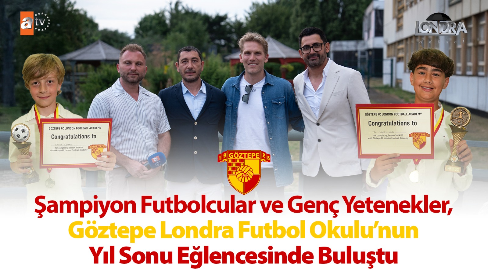 Göztepe Londra Futbol Okulu’nun yıl sonu eğlencesi