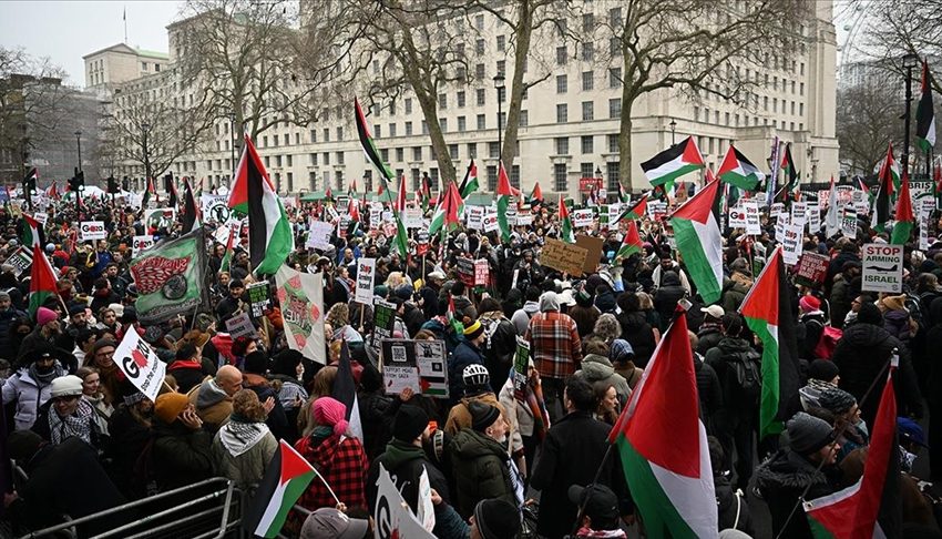 Londra’da Filistin Eylemi Yasağına Karşı Bin Kişilik Protesto Hedefleniyor