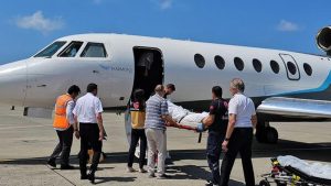 İngiltere’ye Sevk Edilen Hastaya Türkiye’de Oksijen İkmali Yapıldı