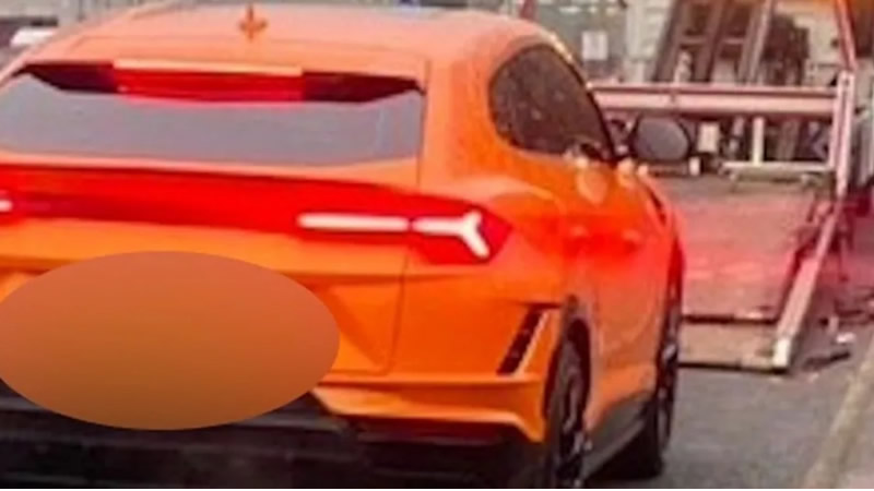 225 km Hızla Yakalanan Lamborghini Sürücüsüne Yasak ve Para Cezası