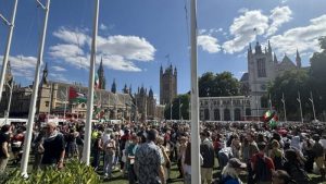 Londra’da Filistin’e Destek Gösterilerinde 466 Kişi Gözaltına Alındı