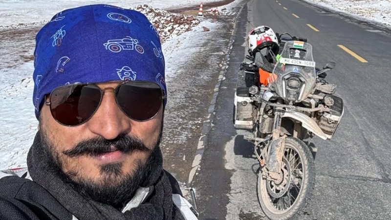 Dünya Turuna Çıkan Gezginin Motosikleti İngiltere’de Çalındı