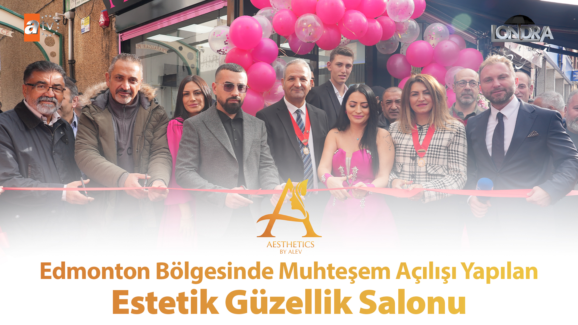 Edmonton bölgesinde muhteşem açılışı yapılan estetik güzellik salonu…