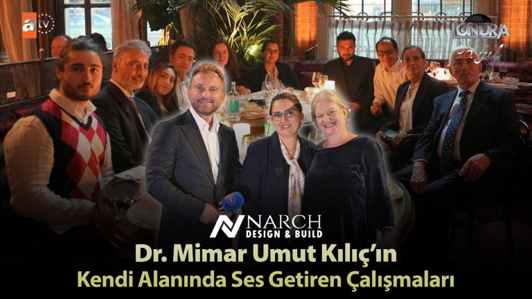 Dr. Mimar Umut Kılıç’ın kendi alanında ses getiren çalışmaları…