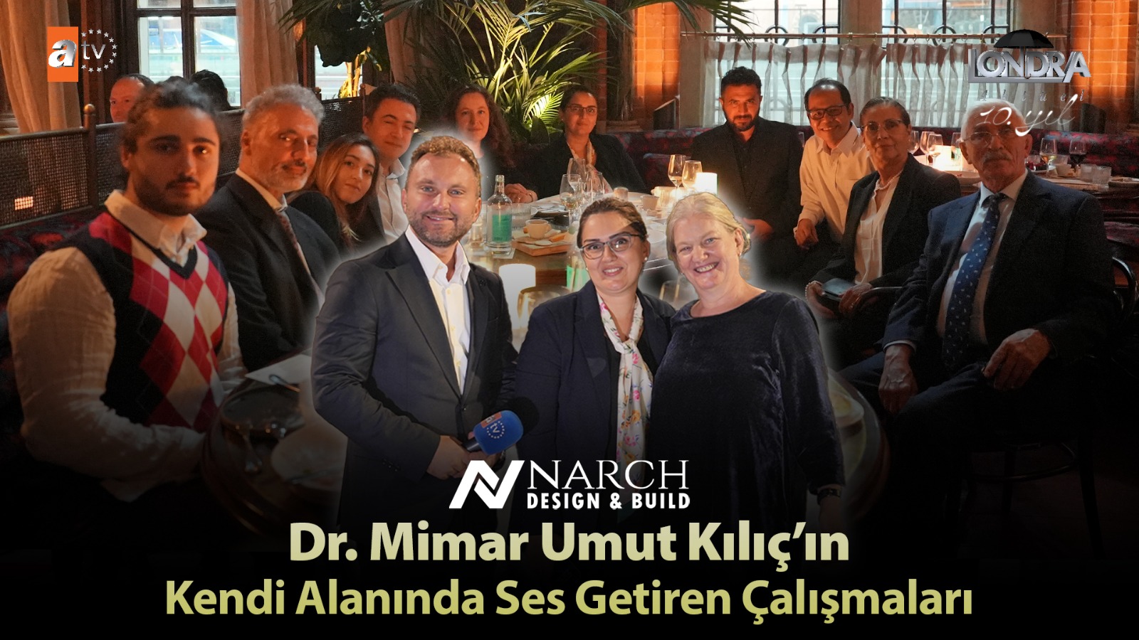 Dr. Mimar Umut Kılıç’ın kendi alanında ses getiren çalışmaları…