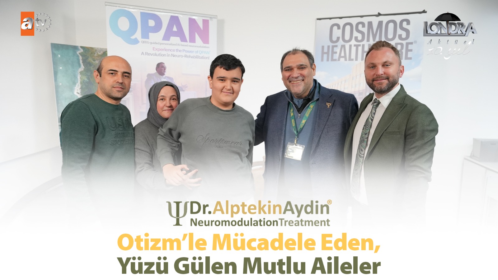 Otizm’le mücadele eden, yüzü gülen mutlu aileler…