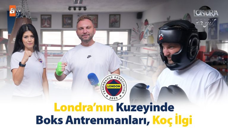 Londra’nın kuzeyinde boks antrenmanları…