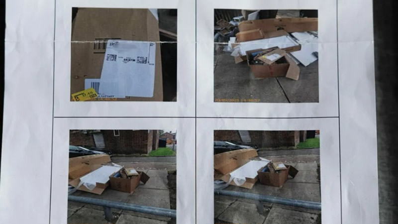 Çöp Kutusu Dolu Diye Zarfını Dışarı Bırakan Kadına 1.000 Sterlin Ceza