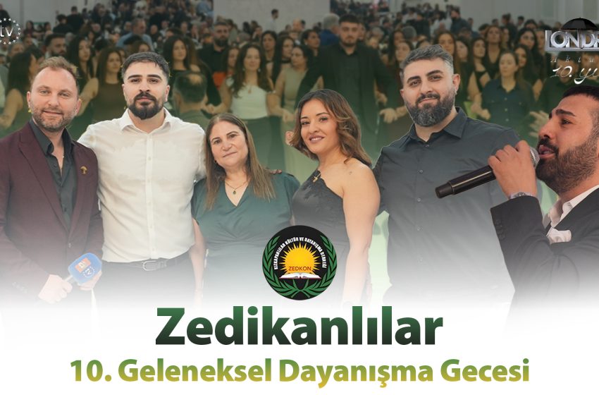 Zedikanlılar 10. Geleneksel Dayanışma Gecesi…