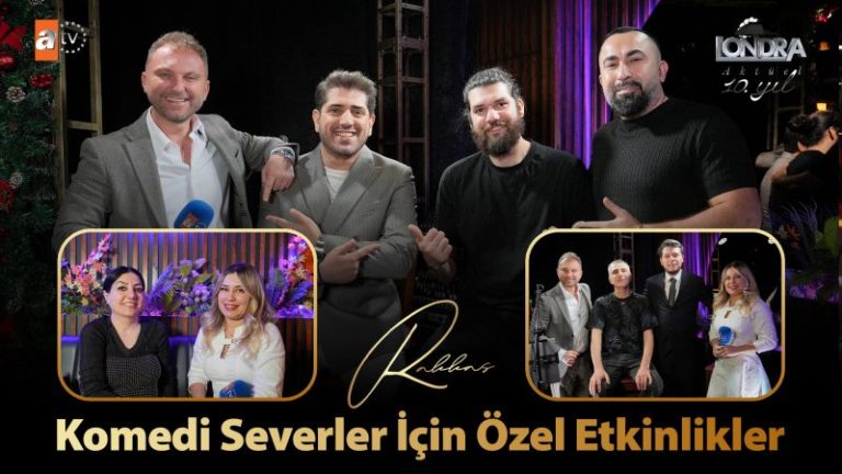 Komedi severler için özel etkinlikler…