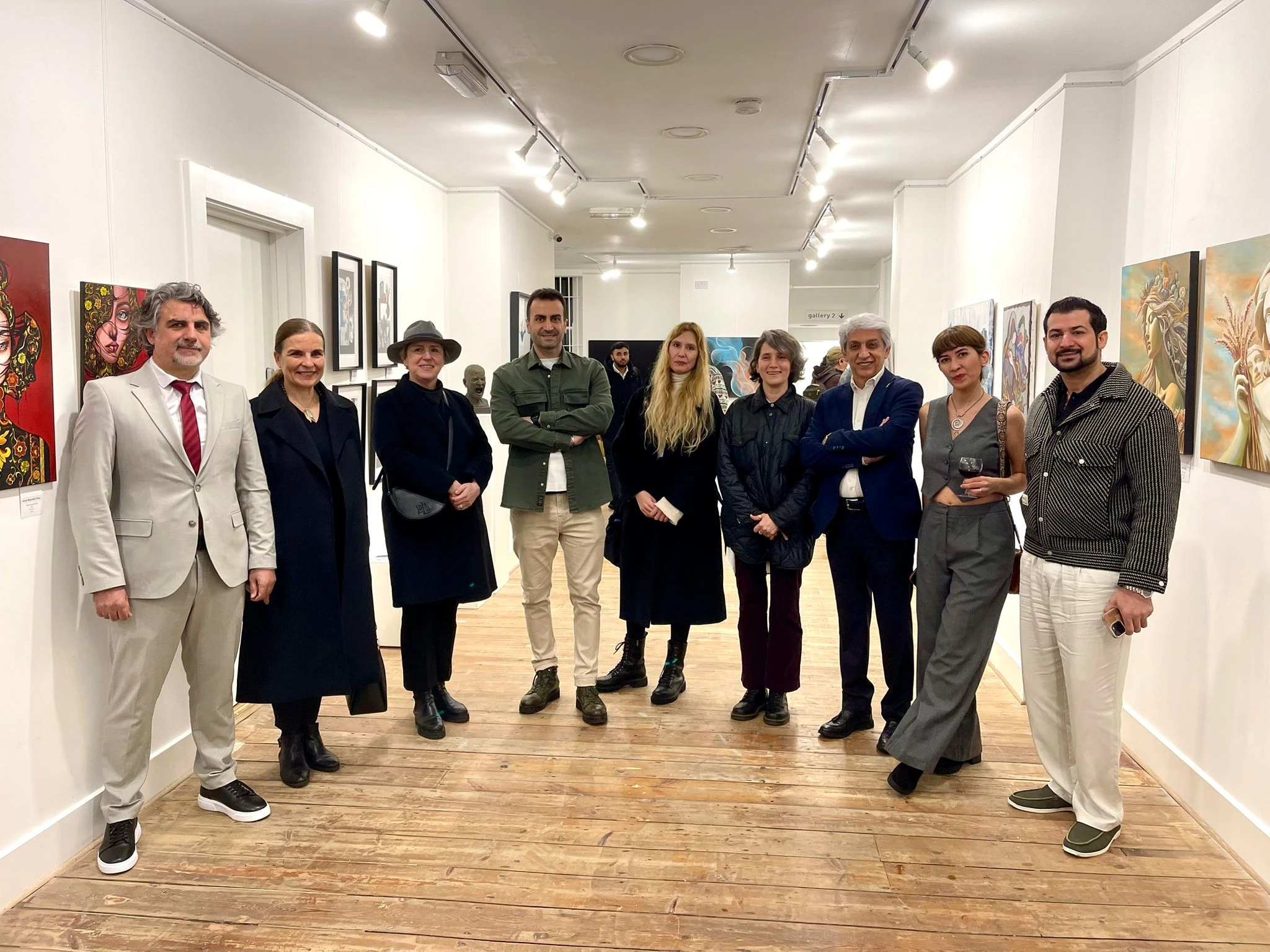 “Parallel Traces” Sergisi Londra’daki Espacio Gallery’de Yoğun Katılımla Açıldı