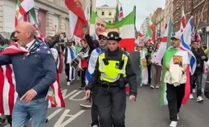 Londra’da aynı gün iki dev gösteri: Aşırı sağ yürüyüşü ve Filistin’e destek mitingi