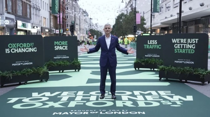 Oxford Street’te araçsız dönem resmen başladı