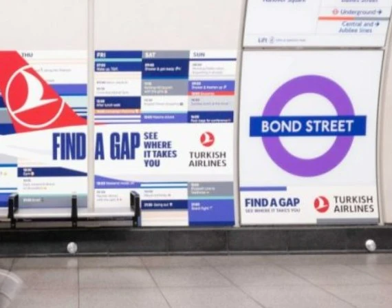 THY’den Londra’da Dev Reklam Hamlesi